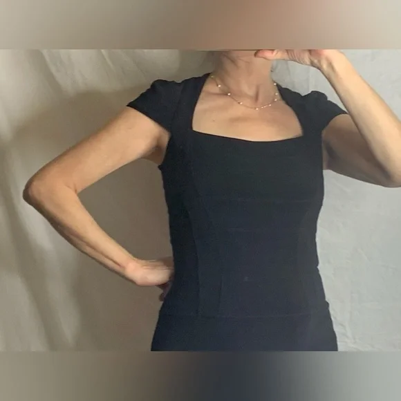 TADASHI HOLT RENFREW LITTLE BLACK DRESS - Picture 5 of 11